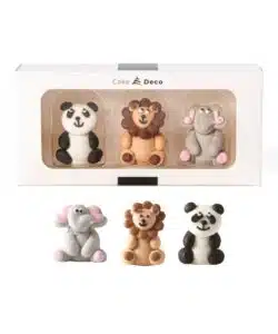 CakeDeco Suikerfiguren 3D Jungle Animals set/3