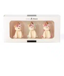CakeDeco Suikerfiguren 3D Unicorn set/3