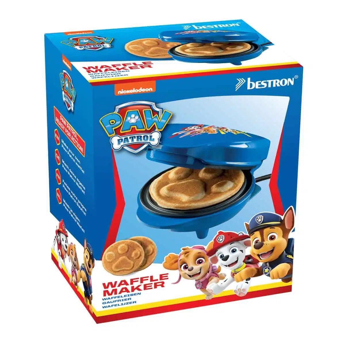 Bestron paw patrol wafelijzer blauw bij cake, bake & love 5 Bestron paw patrol wafelijzer blauw