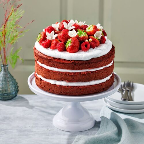 Funcakes mix voor red velvet cake, glutenvrij 400 g bij cake, bake & love 6