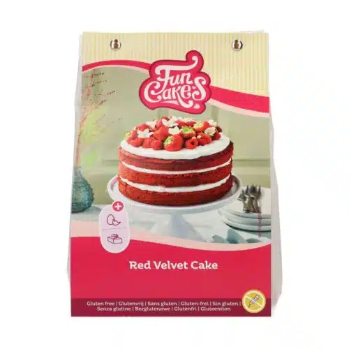Funcakes mix voor red velvet cake, glutenvrij 400 g