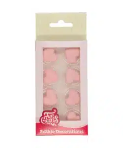 FunCakes Suikerdecoratie Hart Roze Set/8
