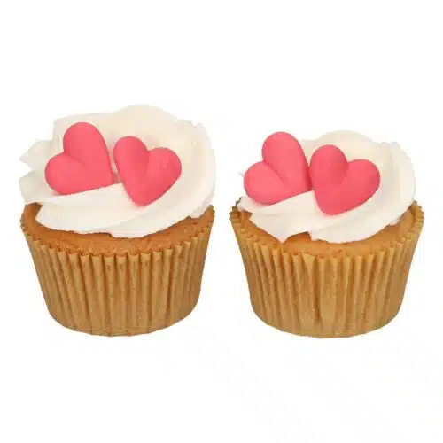 Funcakes suikerdecoratie hart rood set/8 - afbeelding 3
