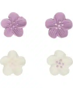 Alternative view of FunCakes Suikerdecoratie Bloemenmix Paars Set/24