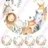 Eetbare taartprint cute jungle - 18 cm rond + 8 cupcake rondjes bij cake, bake & love 2 Eetbare taartprint cute jungle - 18 cm rond + 8 cupcake rondjes bij cake, bake & love 1