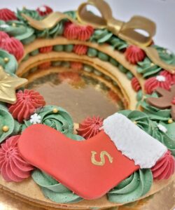 Workshop kerstkrans koektaart - donderdag 14 december bij cake, bake & love 6