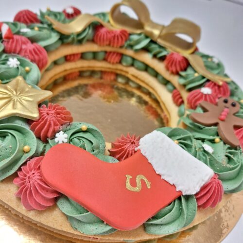Workshop kerstkrans koektaart - donderdag 14 december bij cake, bake & love 5