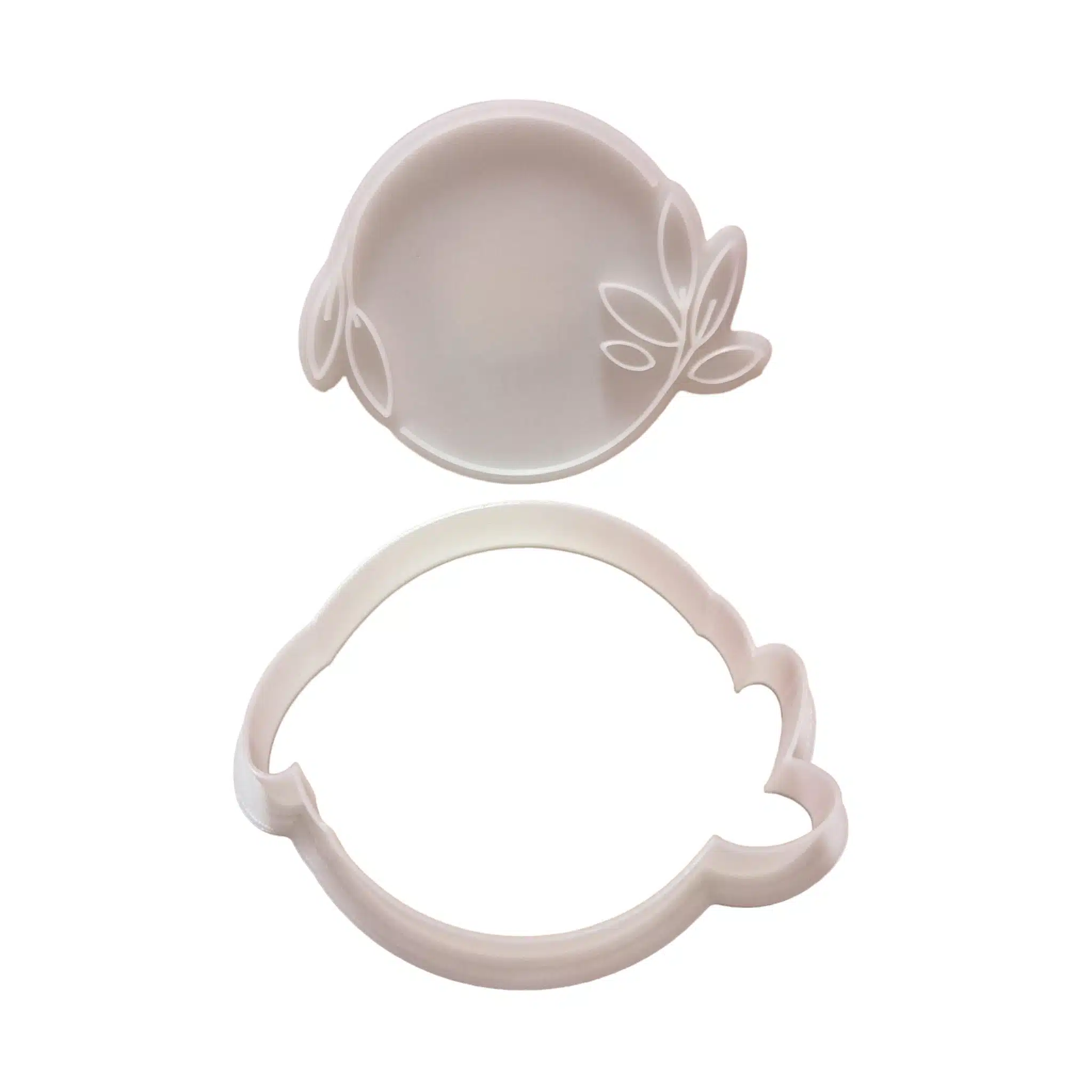 Uitsteker met impressie stempel sierlijk kader rond versie 2 bij cake, bake & love 5 Uitsteker met impressie stempel sierlijk kader rond versie 2