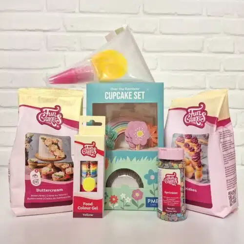 Over the rainbow cupcakes pakket