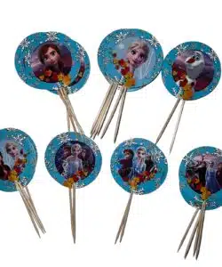 Frozen cupcake prikkers 24 stuks