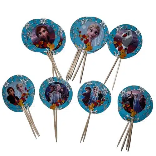 Frozen cupcake prikkers 24 stuks