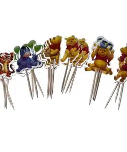 Winnie the Pooh cupcake prikkers 24 stuks