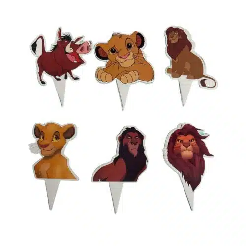 The lion king cupcake prikkers 24 stuks