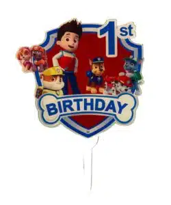 Caketopper Paw Patrol 1st Birthday