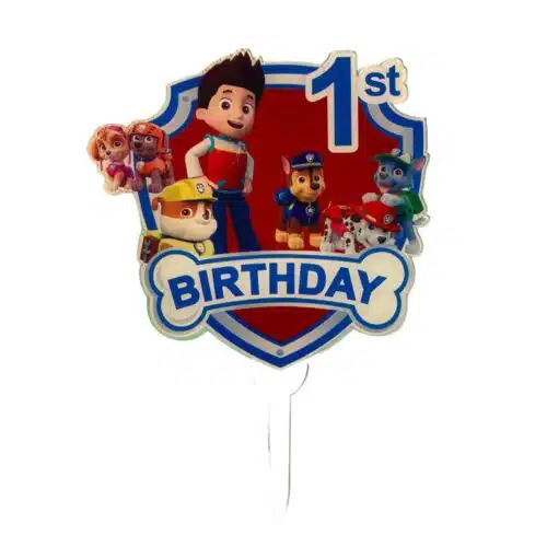 Caketopper paw patrol 1st birthday