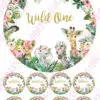 Eetbare taartprint wild one - 18 cm rond + 8 cupcake rondjes bij cake, bake & love 2 Eetbare taartprint wild one - 18 cm rond + 8 cupcake rondjes bij cake, bake & love 1