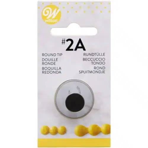 Wilton decorating tip round #2a