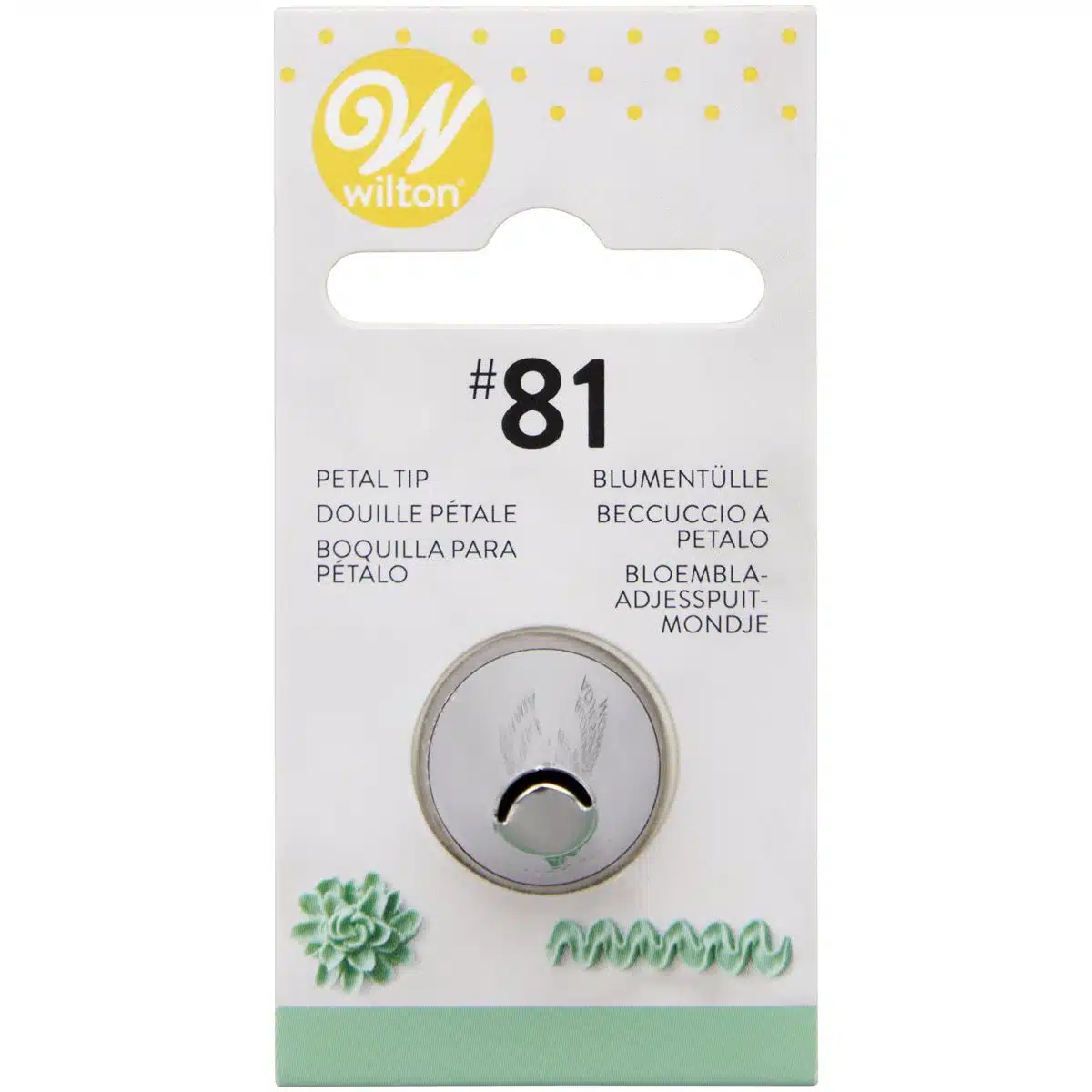 Wilton decorating tip #081 specialty tip carded bij cake, bake & love 6 Wilton decorating tip #081 specialty tip carded - afbeelding 2