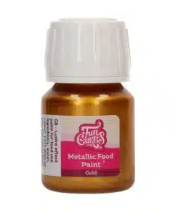 Alternative view of FunCakes Metallic Food Paint Gold 30 ml