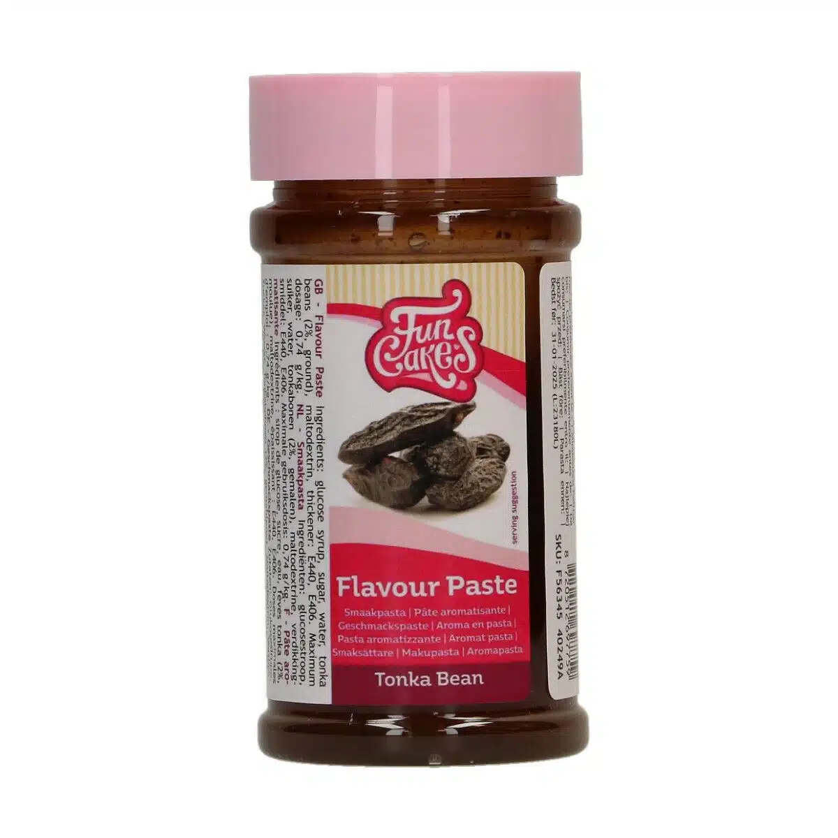 Funcakes smaakpasta tonkaboon 100g bij cake, bake & love 5 Funcakes smaakpasta tonkaboon 100g