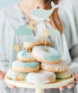Partydeco cupcake toppers - walvis pk/7 bij cake, bake & love 11