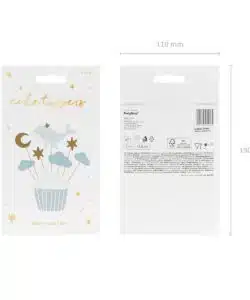 Partydeco cupcake toppers - walvis pk/7 bij cake, bake & love 10