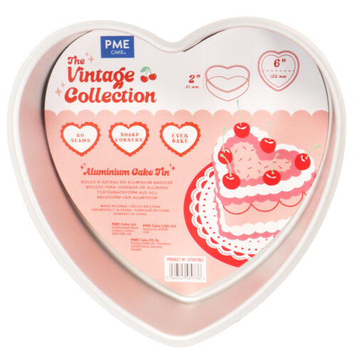 Vintage cake hartvormige taartvorm 15 cm bij cake, bake & love 5