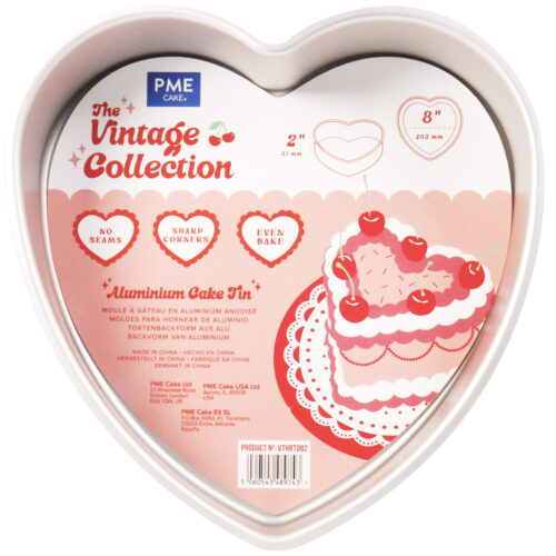 Vintage cake hartvormige taartvorm 20cm bij cake, bake & love 5