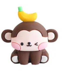 Caketopper Plastic Poppetje Aap