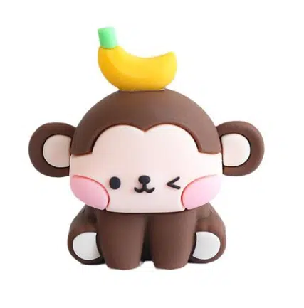 Caketopper plastic poppetje aap bij cake, bake & love 5 Caketopper plastic poppetje aap