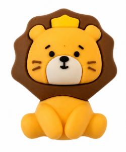 Caketopper Plastic Poppetje Leeuw