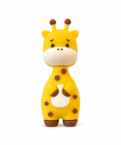 Caketopper Plastic Poppetje Giraf