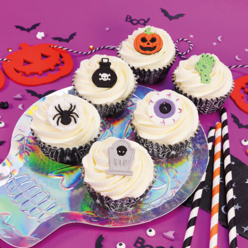 Pme eetbare cupcake toppers halloween bij cake, bake & love 7