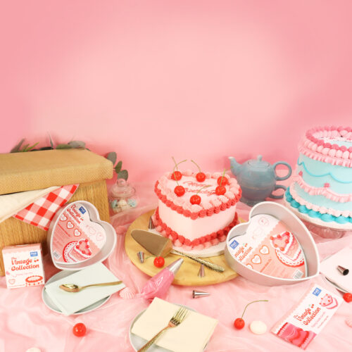 Vintage cake hartvormige taartvorm 20cm bij cake, bake & love 9