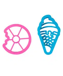 Koekjesuitsteker set donut & ijsje bij cake, bake & love 10