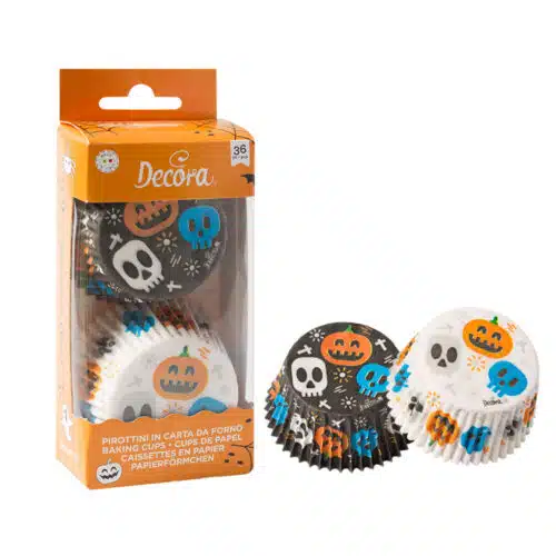 Baking cups skulls 36 stuks
