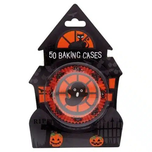 Baked with love baking cups haunted house pk/50