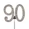 Caketopper strass cijfer 90 bij cake, bake & love 1