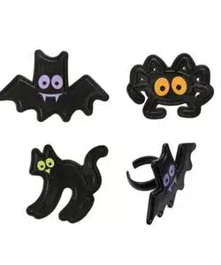 Cupcake ringen Halloween 12 stuks