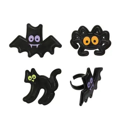 Cupcake ringen halloween 12 stuks