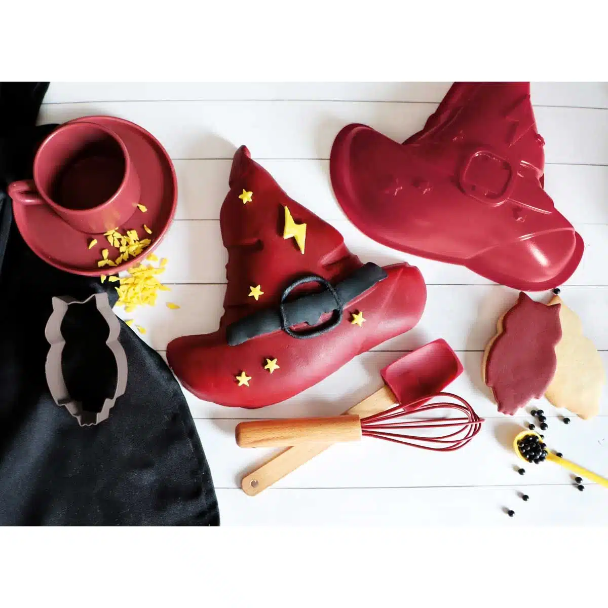 Scrapcooking wizard bakgerei set pk/4 bij cake, bake & love 6 Scrapcooking wizard bakgerei set pk/4 - afbeelding 2