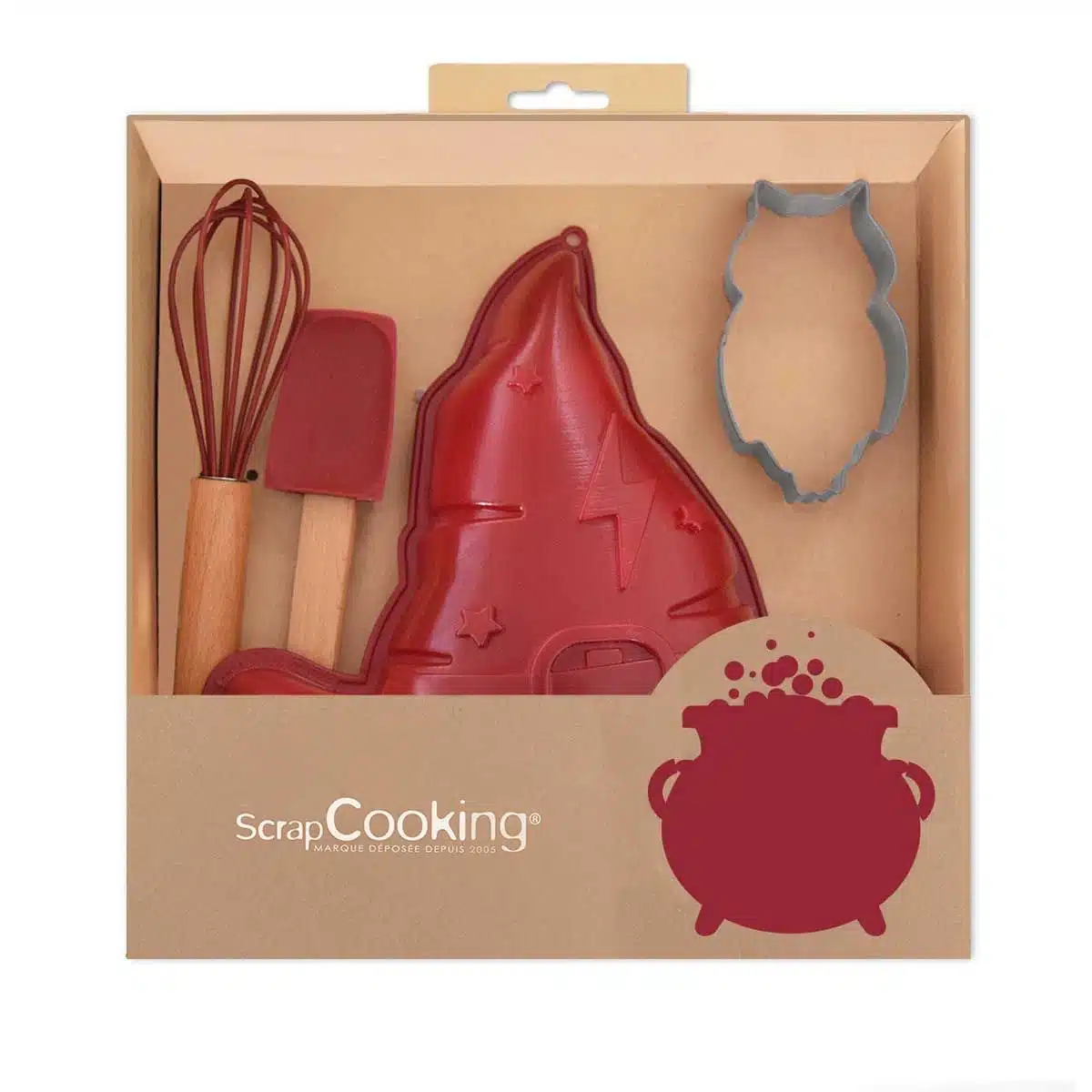 Scrapcooking wizard bakgerei set pk/4 bij cake, bake & love 5 Scrapcooking wizard bakgerei set pk/4