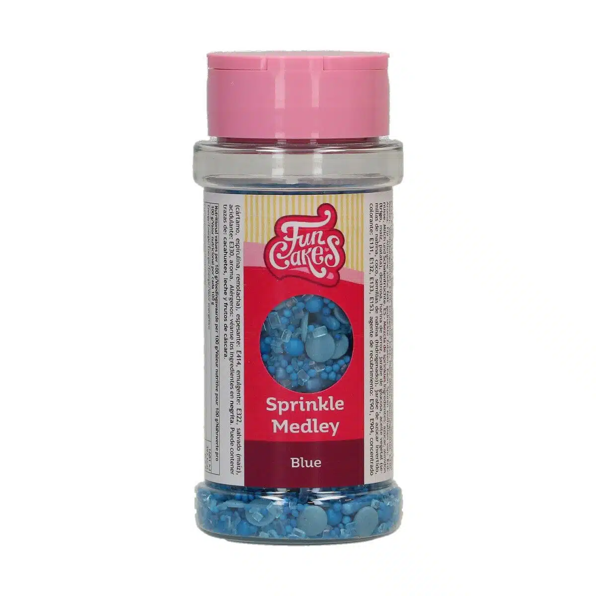 Funcakes sprinkle medley blauw 70g bij cake, bake & love 5 Funcakes sprinkle medley blauw 70g
