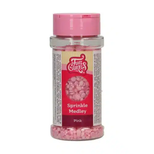 Funcakes sprinkle medley roze 70g
