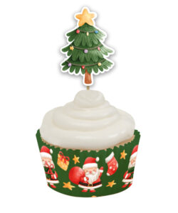 Anniversary house santa and friends cupcake kit bij cake, bake & love 11