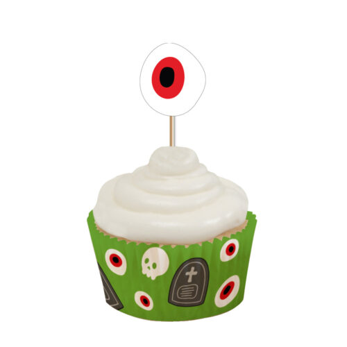 Anniversary house halloween frankenstein cupcake kit bij cake, bake & love 9