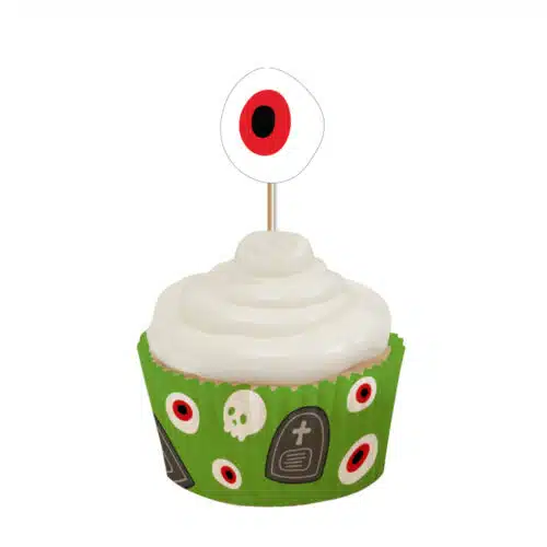Anniversary house halloween frankenstein cupcake kit - afbeelding 3