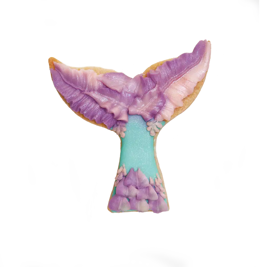 Anniversary house mermaid tail cookie cutter bij cake, bake & love 6 Anniversary house mermaid tail cookie cutter - afbeelding 2