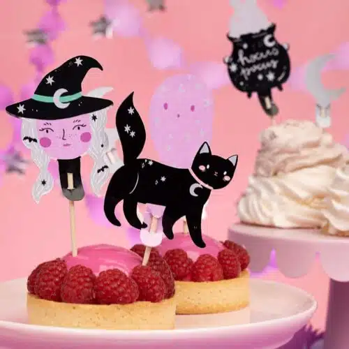 Partydeco cupcake toppers halloween pk/6 - afbeelding 2