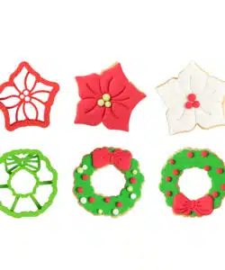 Koekjesuitsteker set kerstkrans & kerstster bij cake, bake & love 10